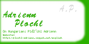 adrienn plochl business card